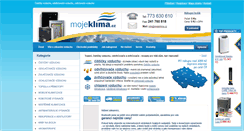 Desktop Screenshot of mojeklima.cz