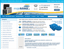 Tablet Screenshot of mojeklima.cz
